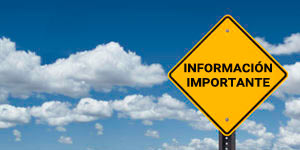 Información importante